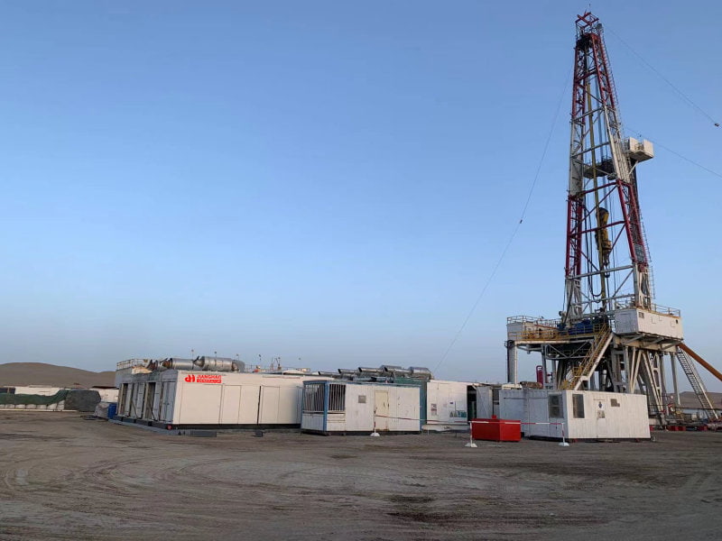 Instalație de foraj cu acționare electrică a zăcămintelor petroliere 16M33 Zhongyuan, care susține proiectul de grup electrogen 4×1200kW